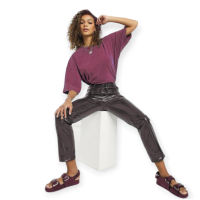 Женская футболка Topshop. Бордовая