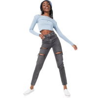 Высокий топ с длинным рукавом Topshop Tall Высокий топ с длинным рукавом Topshop Tall