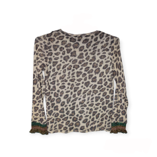 Кофтинка для дівчинки з леопардовим принтом Petit by Sofie Schnoor. 8-10 років, 128 см.