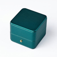 Подарунковий футляр для підвіски та кулона, темно-зелений