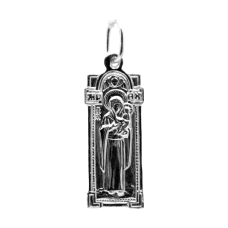 Срібна підвіска-іконка з образом "Божої Матері". 131