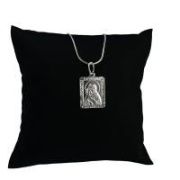 Срібна підвіска-іконка Божої Матері «Казанська». K-578