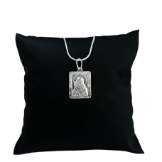 Срібна підвіска-іконка Божої Матері «Казанська». K-578