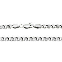 Срібний ланцюжок в плетінні Бісмарк, 925 проба 5 мм. ПД-001-65