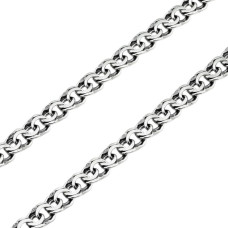 Серебряная цепочка в плетении Бисмарк, 925 проба 4.7 мм. ЛБ-0065-50