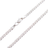 Срібний ланцюжок в плетінні Нонна, 925 проба 2,3 мм. Н-40-55